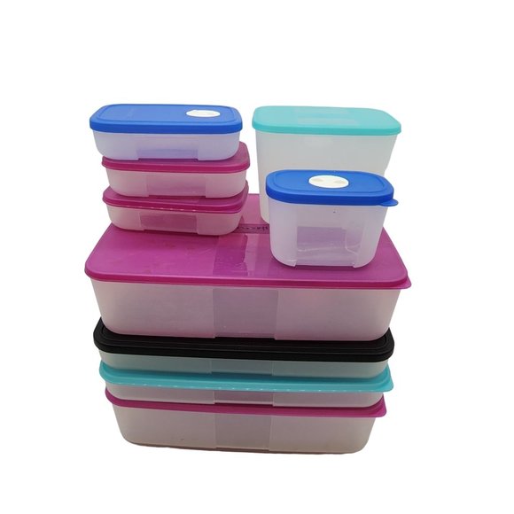 Tupperware Kitchen Tupperware Freezer Containers Set Of 9 Poshmark